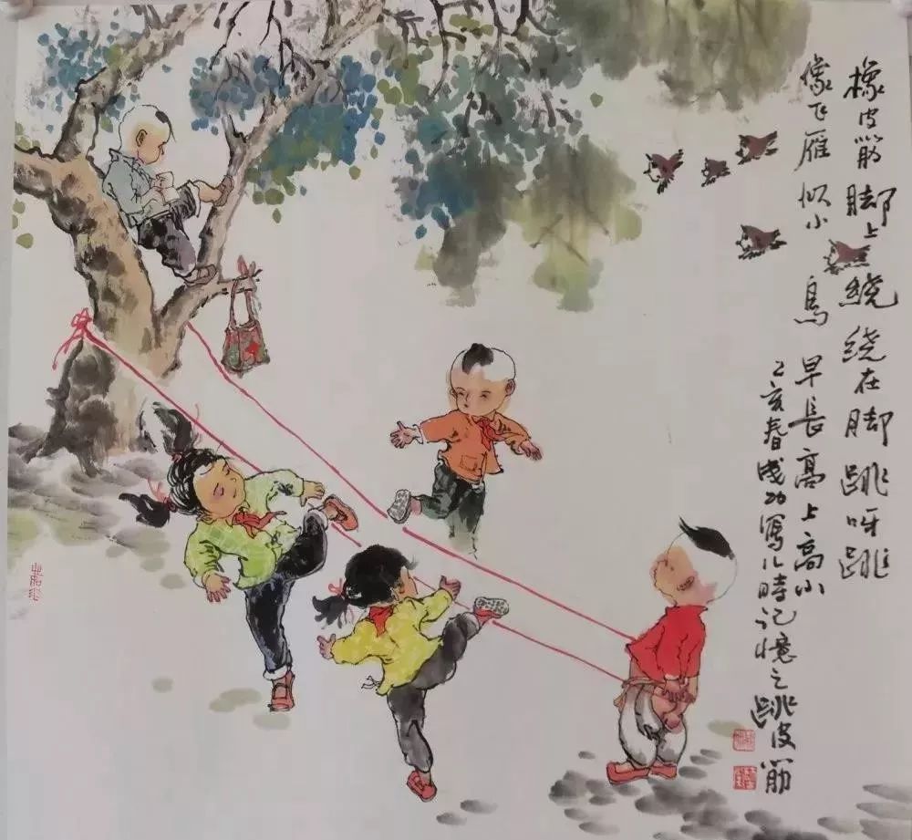 这位隆德画家用笔尖勾勒出了家乡童年的记忆
