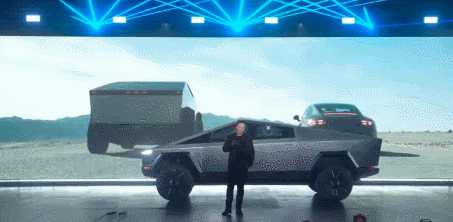 特斯拉纯电皮卡发布!马斯克现场砸车:坏了