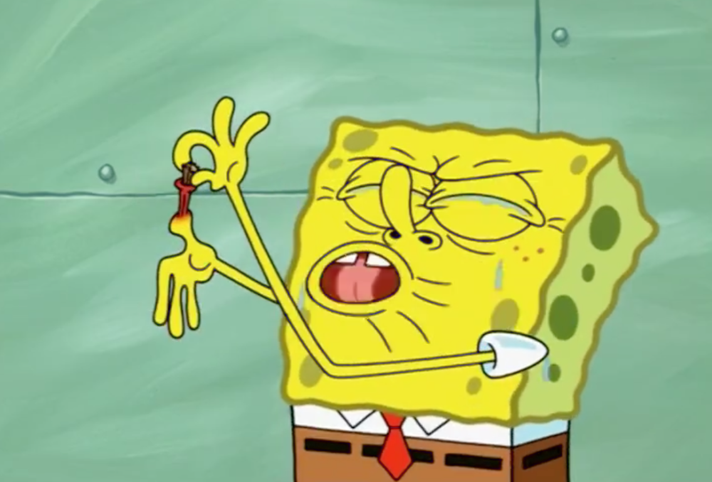 海绵宝宝,蟹老板,手指,派大星,动画片