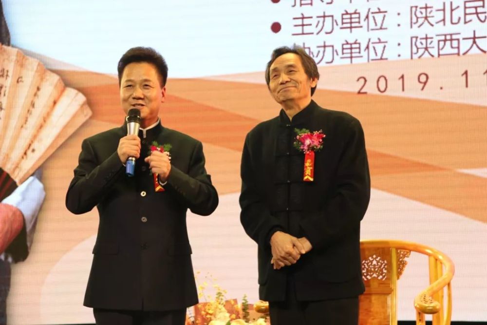 秦腔表演艺术家李小锋拜师"西部歌王"王向荣