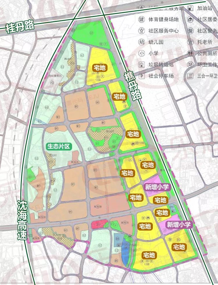 新增11宅地 2学校!丹灶西南片区远景规划重披露