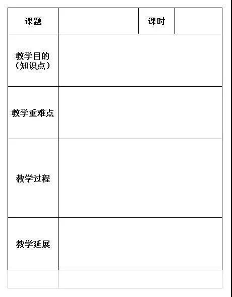 幼儿园万能教案模板_幼儿教案模板范文_幼儿教案表格模板