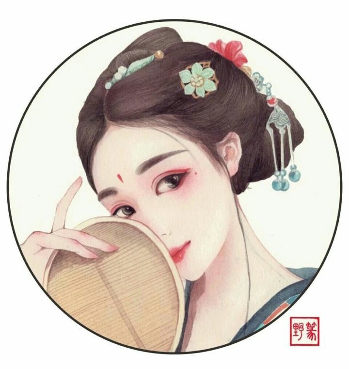 超火"古风"美女头像:青山几重,回眸一眼就心动!