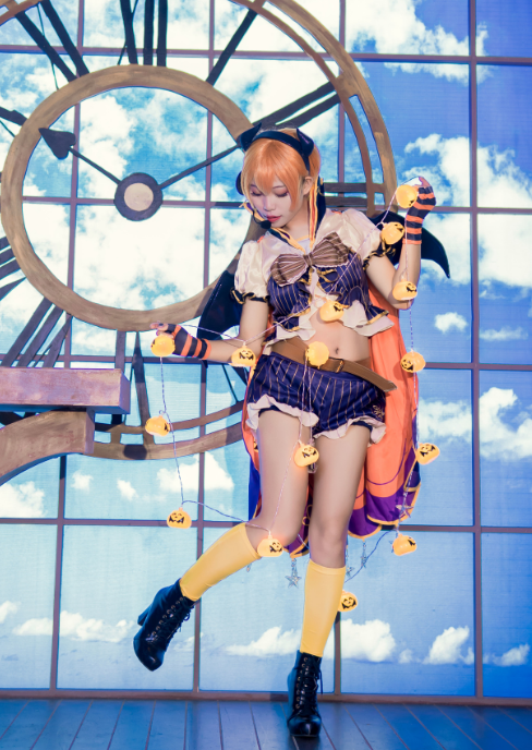 《lovelive!》cosplay星空凛,一个面貌清爽的女孩