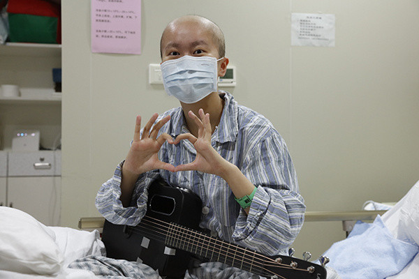 感谢骨髓捐献者,白血病女孩病房作词作曲自弹自唱