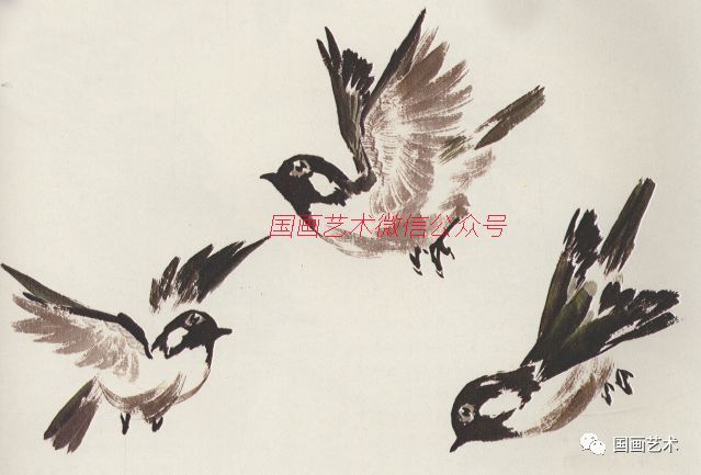 白脸山雀画法之二