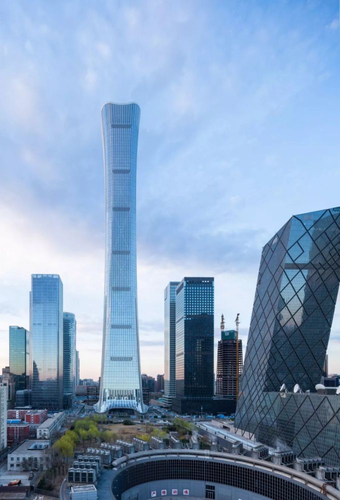 kpf新作,北京第一高楼中信大厦已落成,刷新世界记录