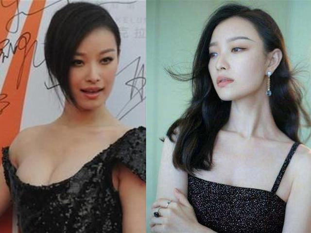 仔细对比前后期的倪妮,其实五官脸型的差别都不大,甚至身材也是一直