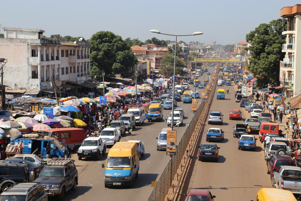 几内亚比绍首都市中心街景