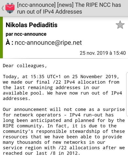 全球ipv4地址正式耗尽最终我们还是投向ipv6的怀抱 云 社区 腾讯云