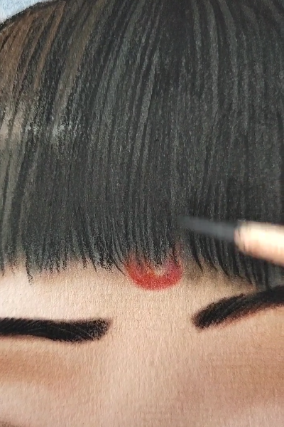 "烟熏妆"的小哪吒,美术生画手揣"裤裆"的小家伙,网友:无处安放的小手