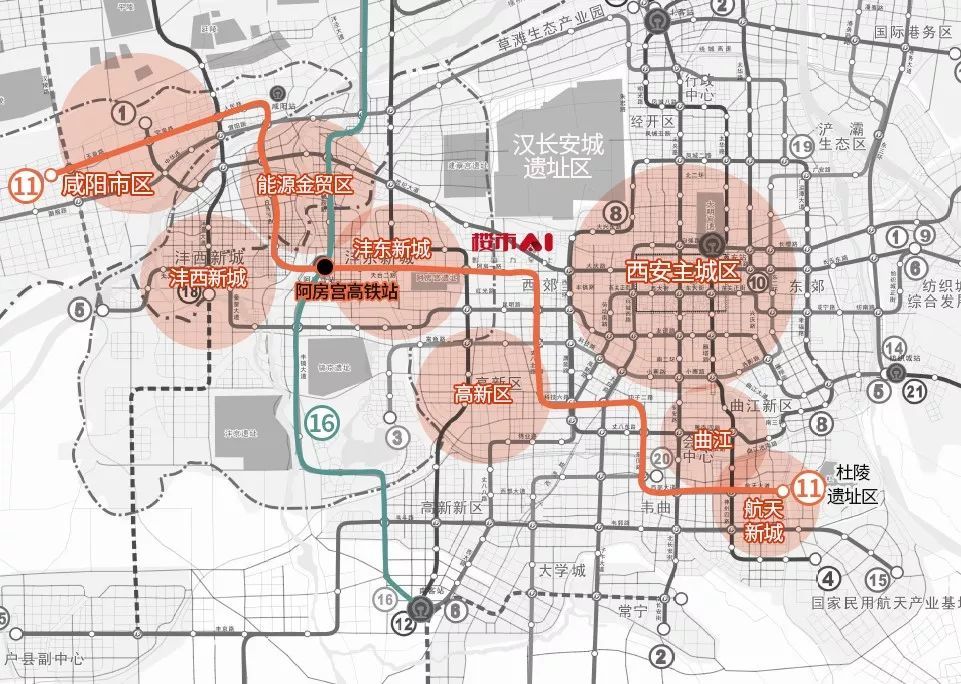 根据2018年5月17日,西安市轨道办的回复, 地铁11号线受建设规模影响