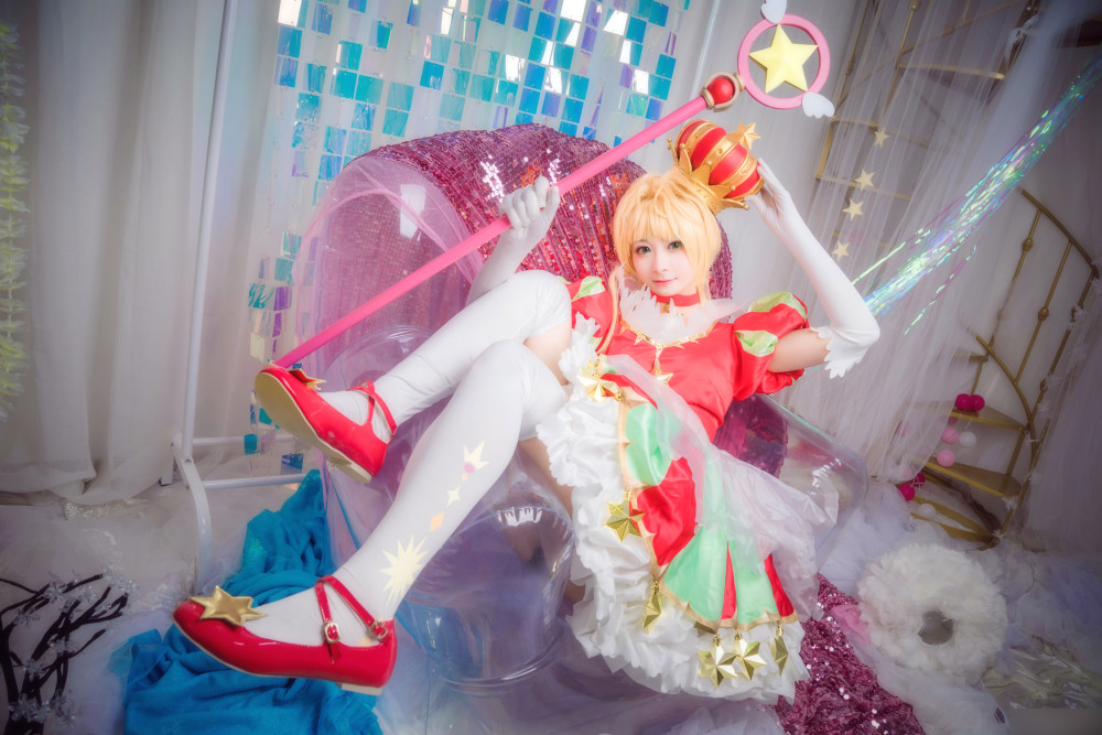 cosplay,木之本樱,日本动漫,魔法少女樱,妹子