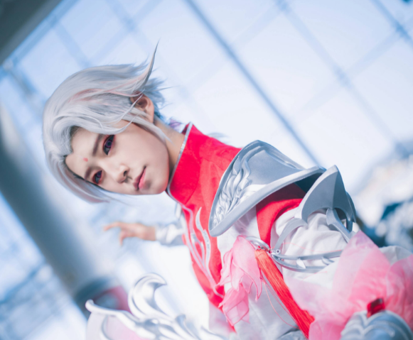 王者荣耀诸葛亮武陵仙君cosplay,花开有时,重逢无期