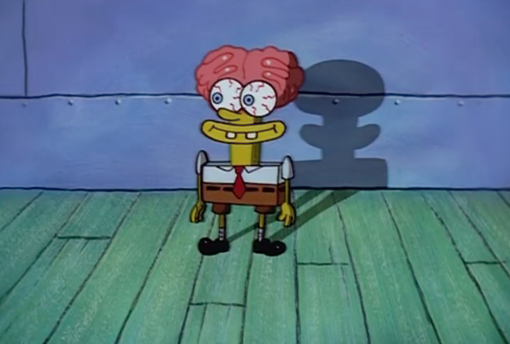 海绵宝宝:派大星帮海绵宝宝剃头,最后却变成了这副吓人的模样!