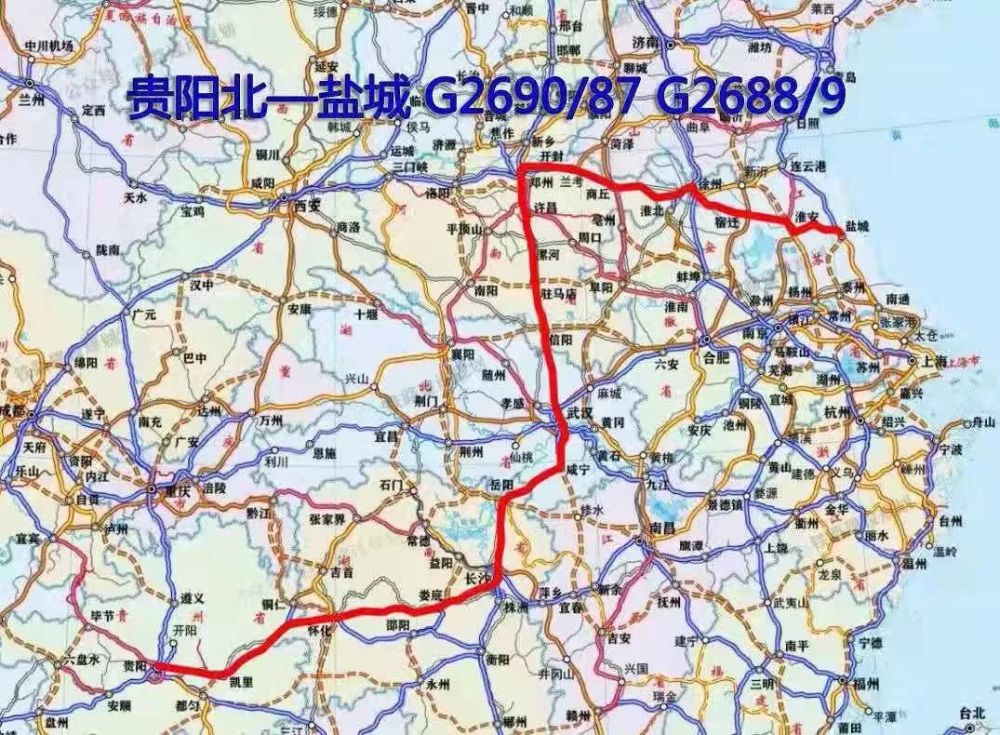 这些高铁线路经过淮安东站?网友自制线路图来了