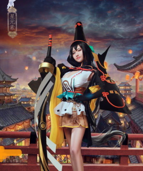 阴阳师妖刀姬cosplay,精致优雅的小姐姐,真是赏心悦目