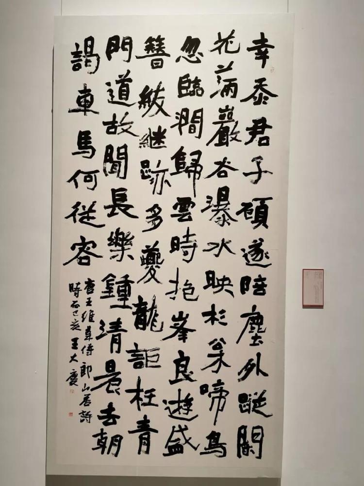亮亮十二届国展的楷书