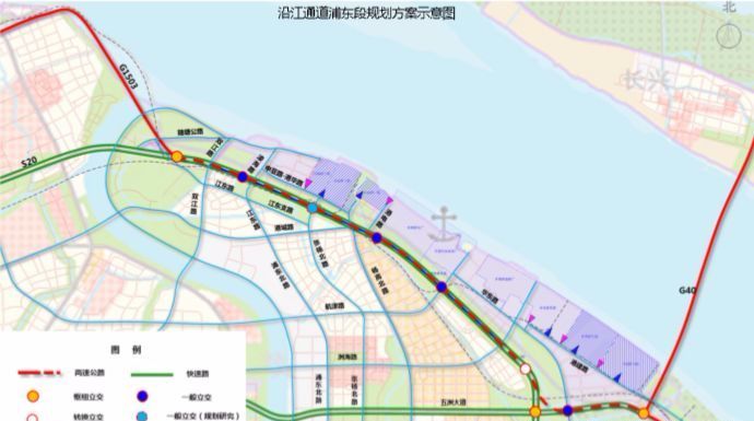 g1503公路沿江通道浦东段规划正在公示