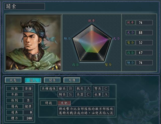 三国志11:曹操曹彰,关羽关索!说说游戏中战力爆表的父子组合