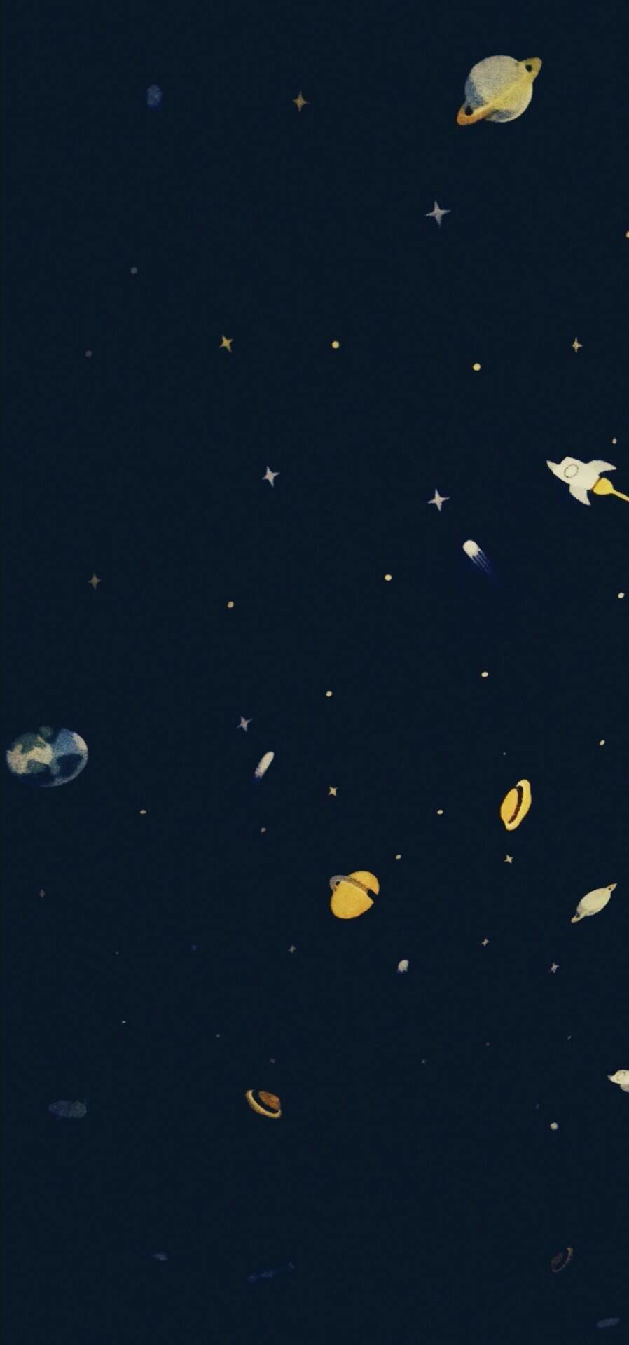 黑色简约系背景图:十里清风万里星河,你和他们一样都是宝藏!
