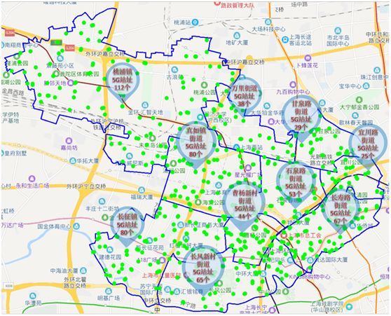 普陀区,5g,上海电信,上海联通,上海,基站