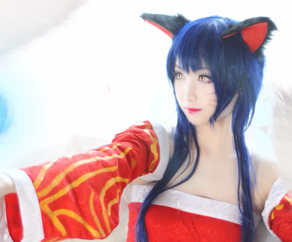 英雄联盟cosplay九尾妖狐,深受喜爱的英雄