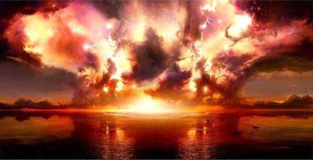 图为核弹爆炸景象