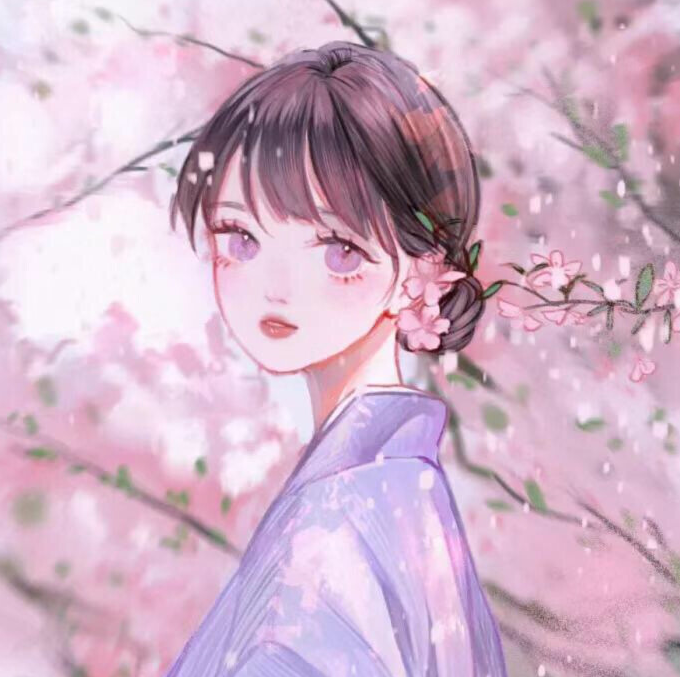 动漫手绘可爱·仙气女生头像:生活很讨厌,还好我很可爱!