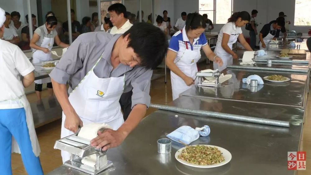 沙县政府的小吃培训现场