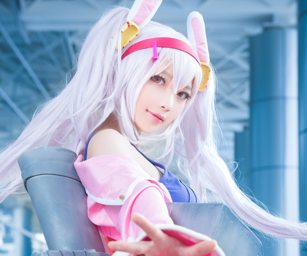 《碧蓝航线》cosplay拉菲,活力四射的可爱舰娘