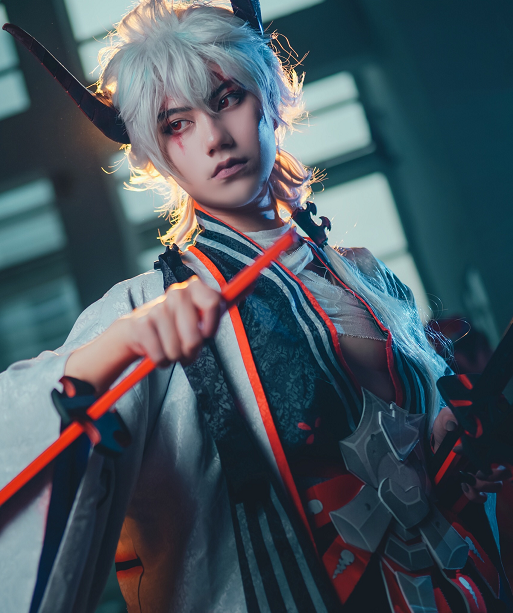 阴阳师,源赖光,cosplay,源氏,鬼切