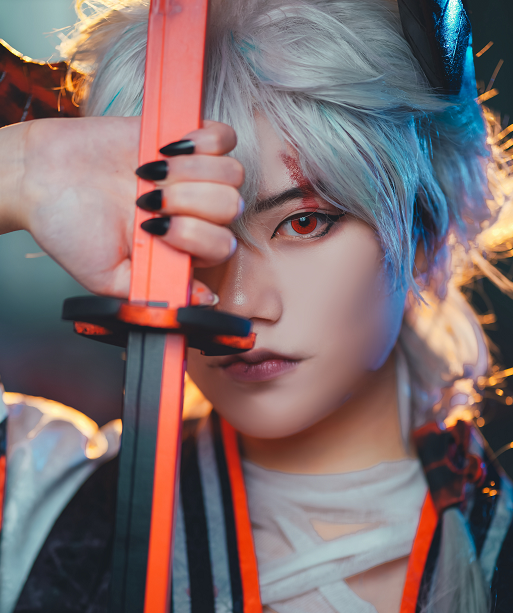 阴阳师,源赖光,cosplay,源氏,鬼切