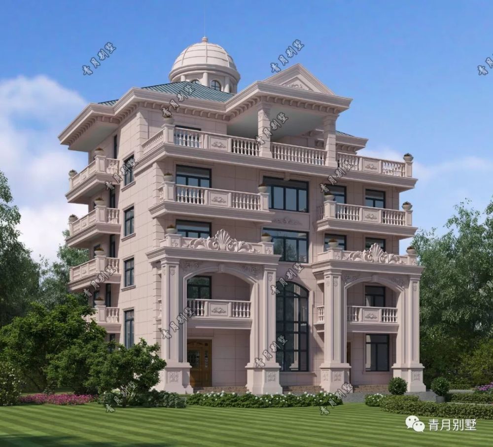 18×15.16米四层半华丽欧式别墅,尊享奢华上品人生境界