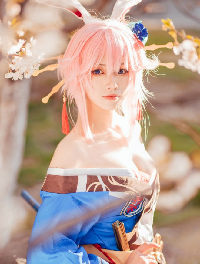 崩坏学院3游戏人物cosplay,优雅知性,美丽女人味