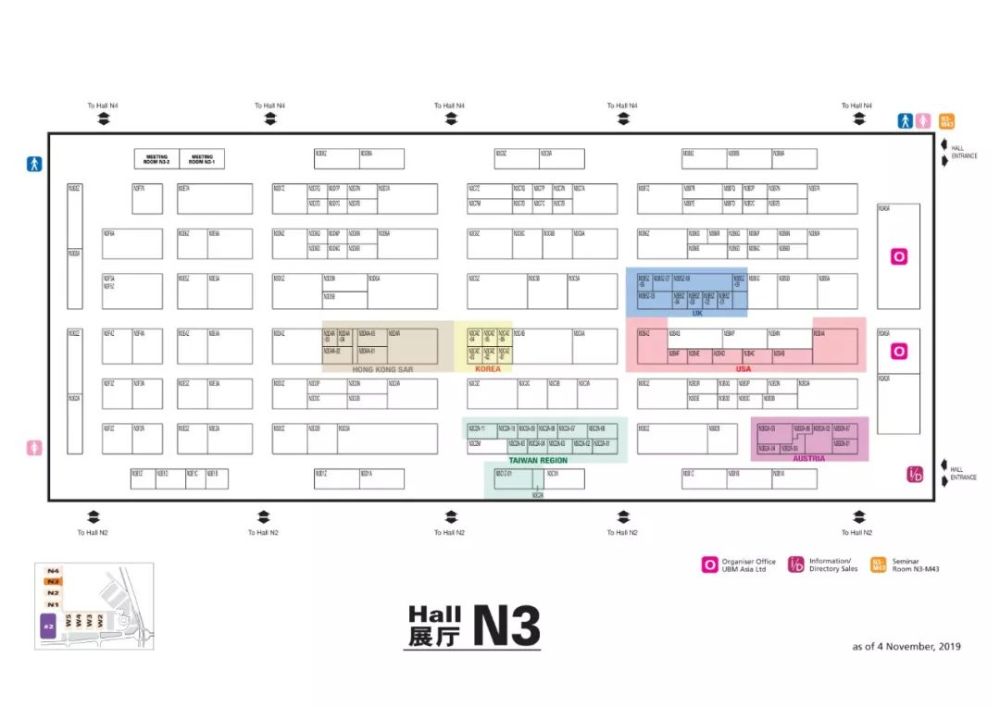 2019中国国际海事会展展馆平面图