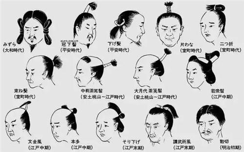 日本武士,日本,头发,发型