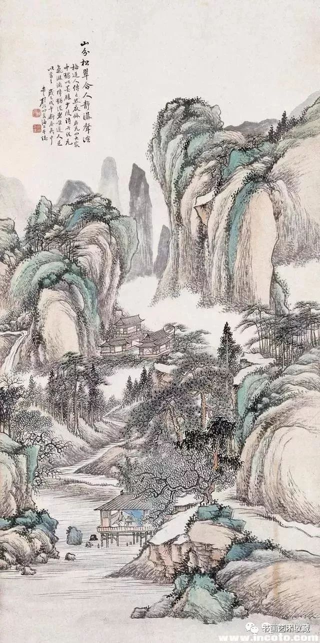 国画清风雅集:近现代名家精品山水作品选
