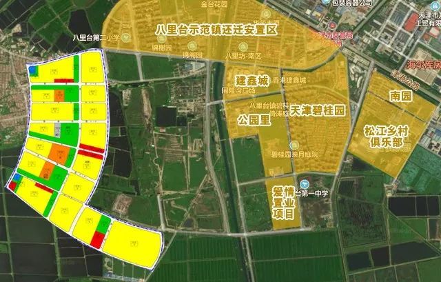 津南八里台生态片区,204公顷全新居住板块规划出炉