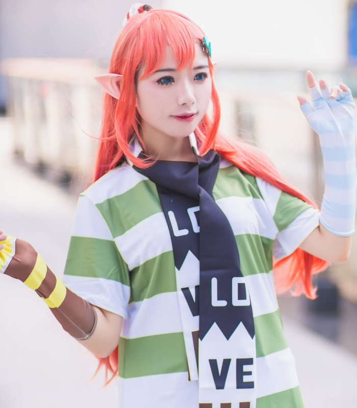 凹凸世界:艾比cosplay,高颜值极品美少女,让人心动不已