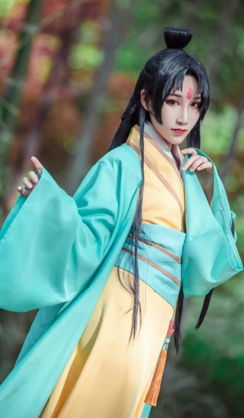 cosplay《狐妖小红娘》东方淮竹,仙姿玉貌端庄迷人