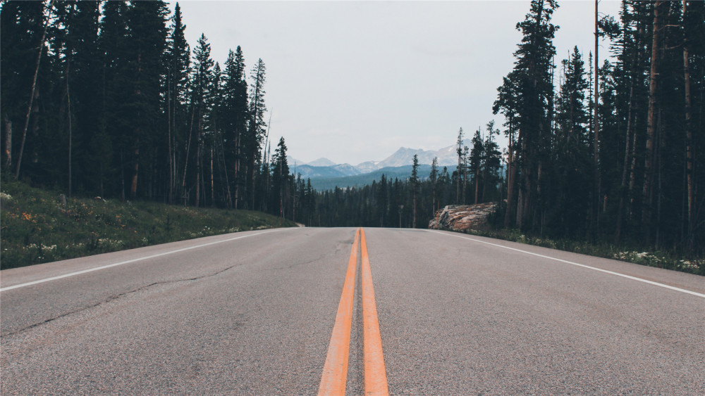 唯美公路风景高清壁纸,绝美景色壁纸