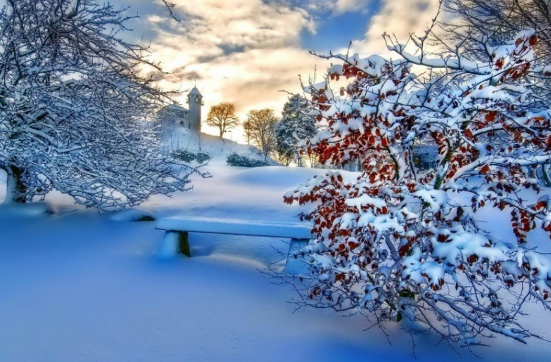 高清雪景桌面壁纸,唯美的大自然风景,令人向往