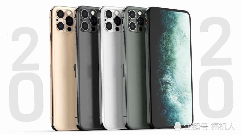 iphone12pro概念图,苹果12pro真机图片 iphone12pro概念图:率先干掉刘海 将华为mate30逼入绝境