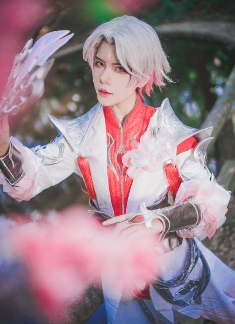 cosplay《王者荣耀》诸葛亮·武陵仙君,潇洒不羁