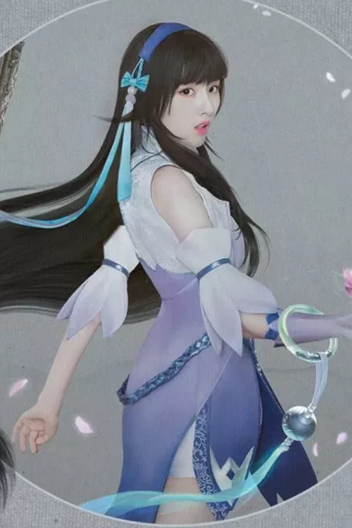 cosplay人物画,世界名画cosplay cosplay,宋祖儿,西施,二次元动漫,王者荣耀