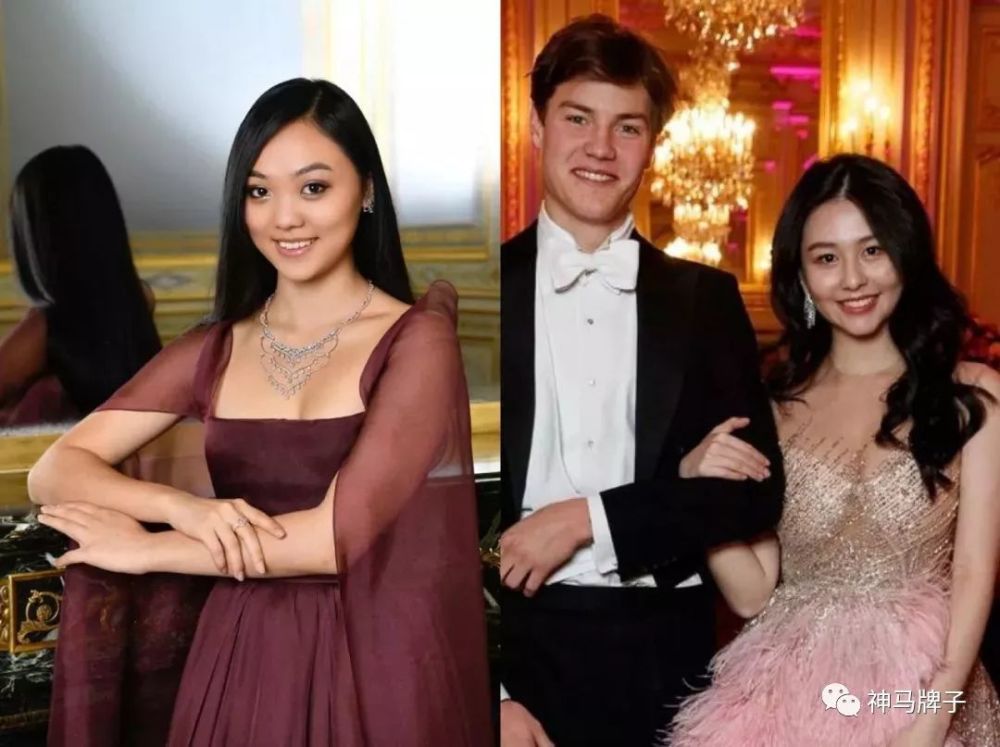李连杰女儿,邱淑贞女儿同场比美,巴黎名媛舞会穿高定