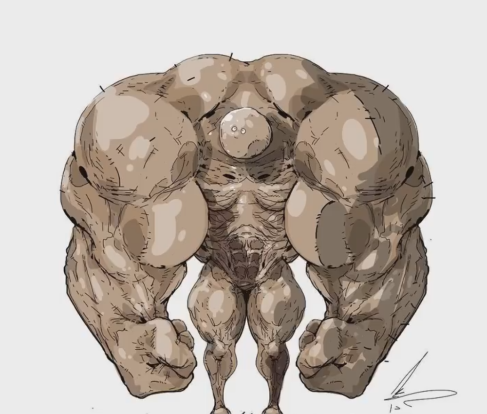 当动漫人物都变身成为肌肉男,你还能认出几个呢?