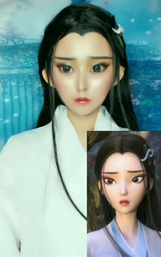 美女仿妆动漫"白娘子",开局:这美女怕不是假的吧,结局