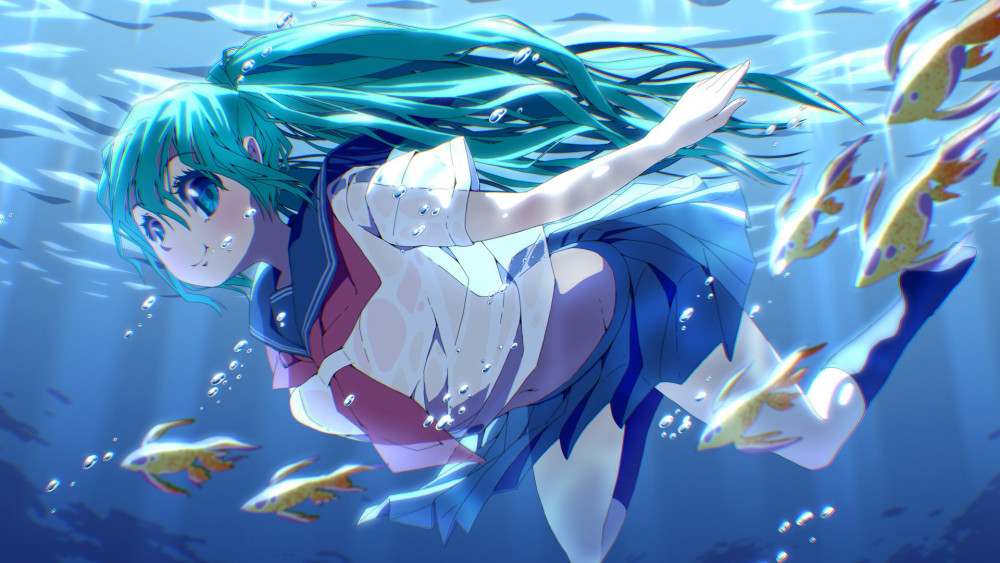 动漫初音未来,高清桌面人物壁纸